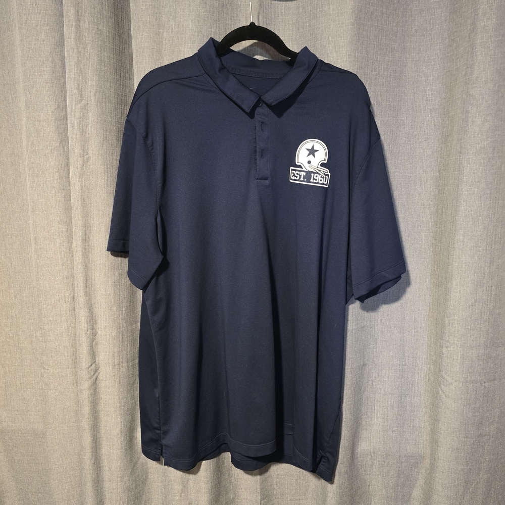 Nike Navy Dallas Cowboys Polo Shirt